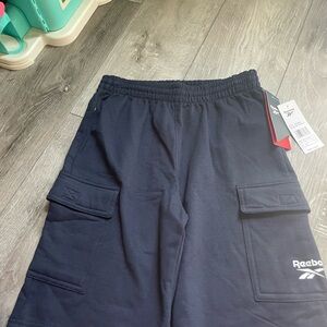 Reebok Navy Cargo Shorts